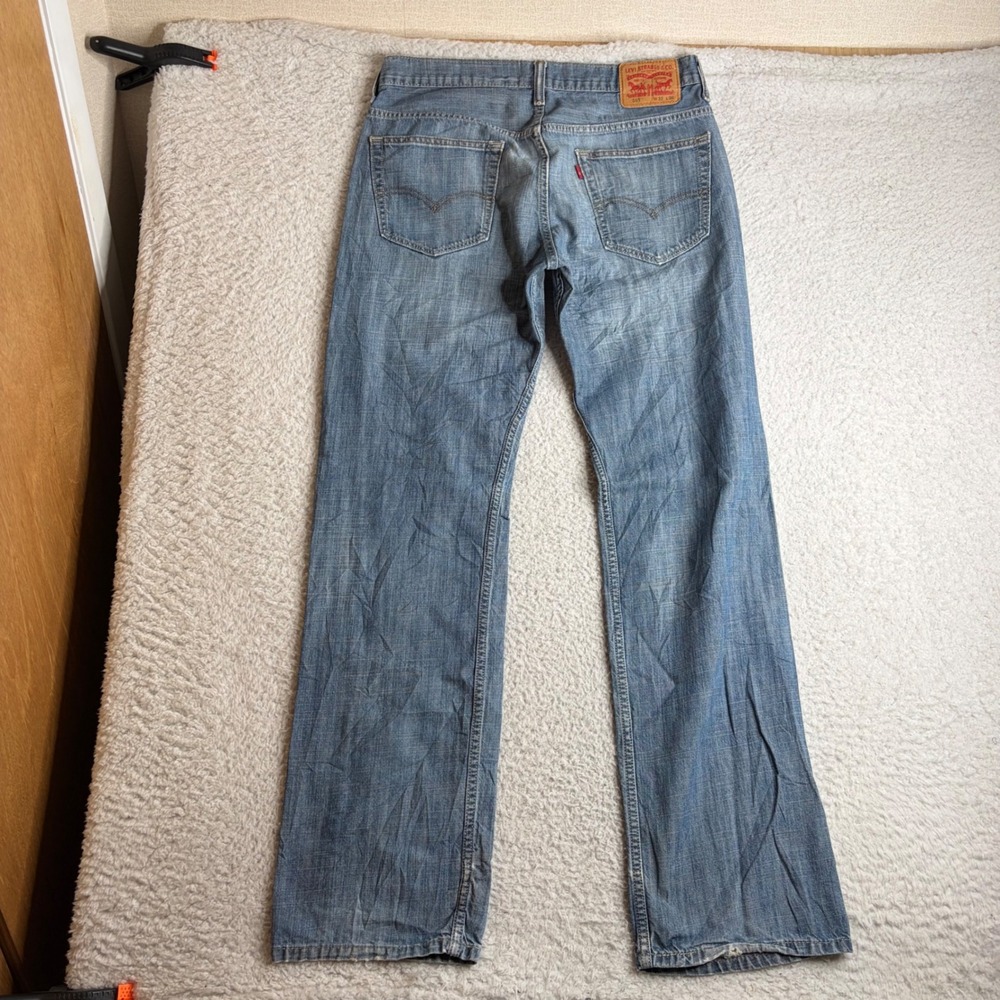 Levis 569 Loose Straight Leg Jeans Mens 32x36 (34x34) Blue 100% Cotton